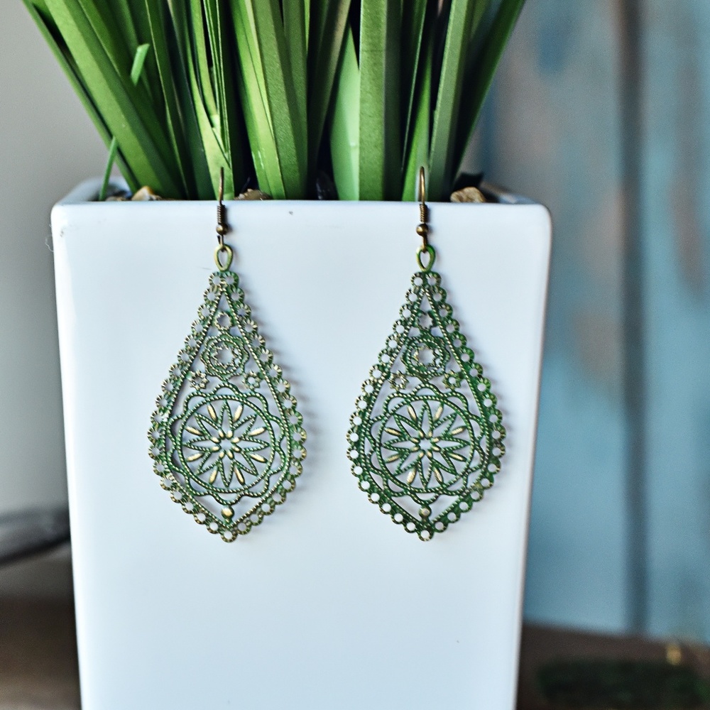 Hand-painted earrings